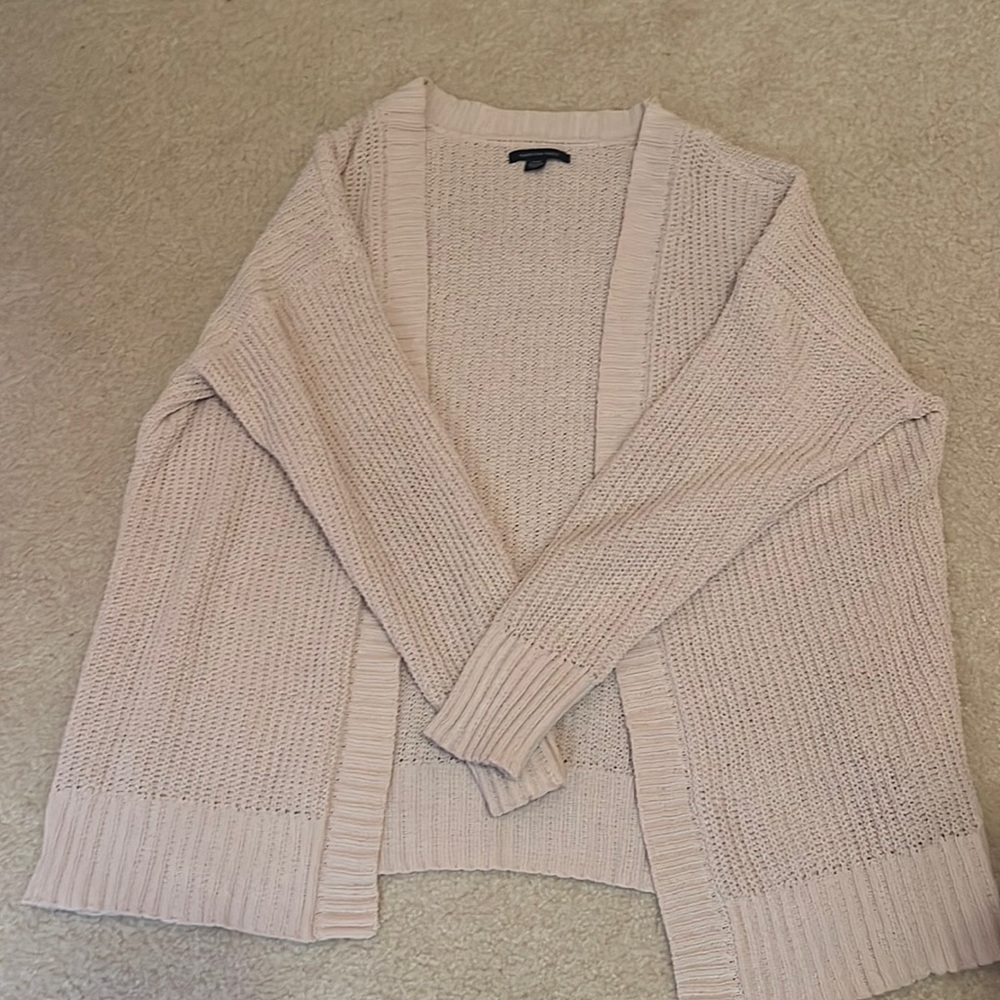 American eagle cardigan, cream color